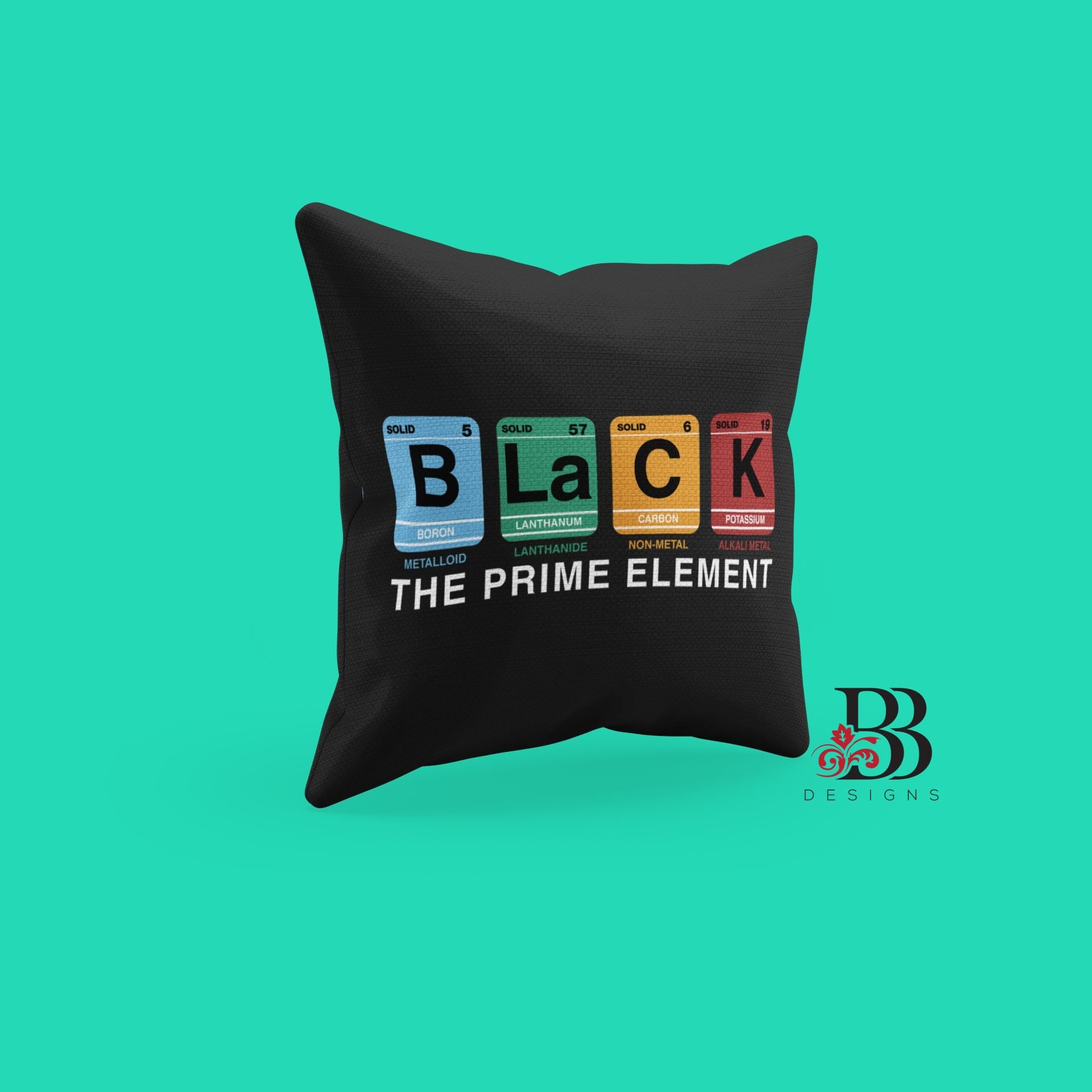 Black The Prime Element Pillow