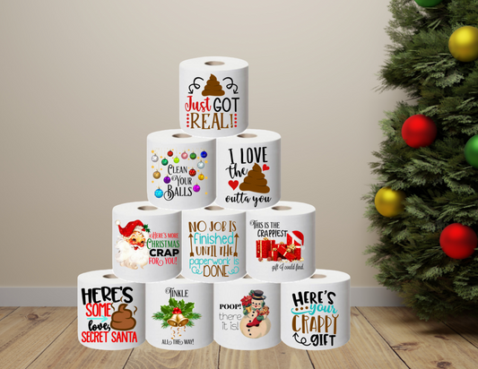 Christmas Toilet Paper (Gag Gift)